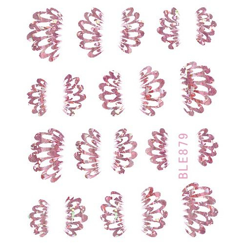 2D Nail Art One Stoke Sticker