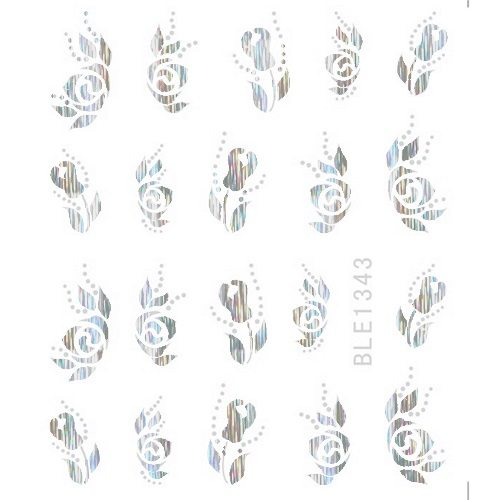 2D Nail Art One Stoke Sticker