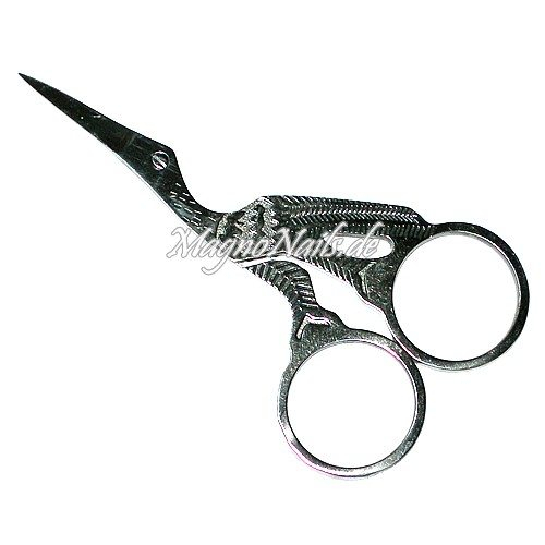 Preview: Storchenschere in Chrom Design Nageldesign Werkzeug Nägel Nails Nagelstudio