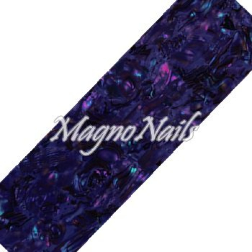 Mother of Pearl - Designer Perlmutt Streifen dunkel lila Nail Nagelstudio Nägel Nailart Nail art