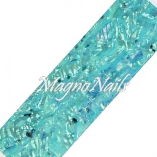 Mother of Pearl - Designer Perlmutt Streifen mint Nail Nagelstudio Nägel Nailart Nail art