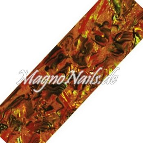 Mother of Pearl - Designer Perlmutt Streifen neonorange Nail Nagelstudio Nägel Nailart Nail art