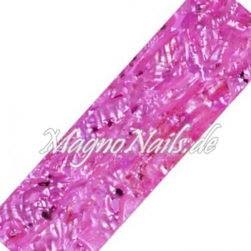Mother of Pearl - Designer Perlmutt Streifen fuchsia Nail Nagelstudio Nägel Nailart Nail art