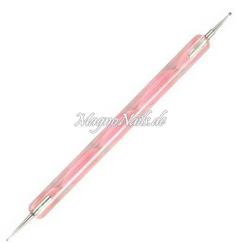 Nail Art Spot Swirl Dotting Tool rosa Modellage Nailart Nails Nägel Nageldesign