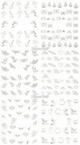 2D Nail Art Sticker