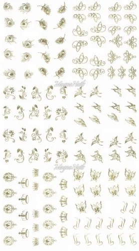 2D Nail Art Sticker