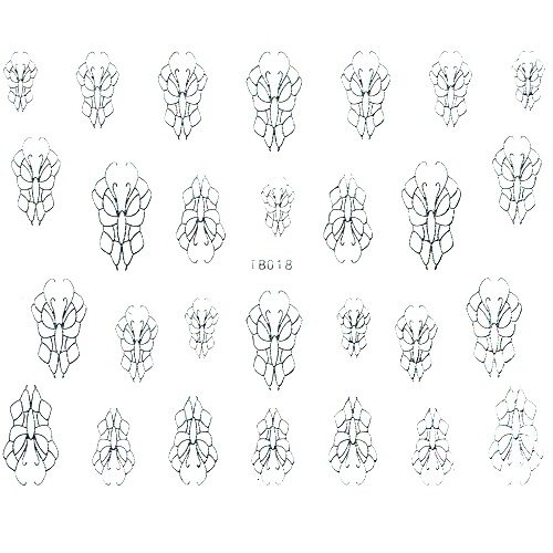 3D Full Cover Metallic Sticker - silber Selbstklebende Nagelaufkleber Nagelsticker Nail Art