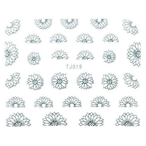 2D Nail Art Sticker