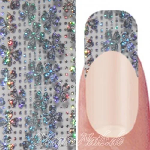 Nail Art Transfer Folie 1,5m - Nail Foil - Clover Nagelfolie Nageldesign Folie Tranferfolie Nailart