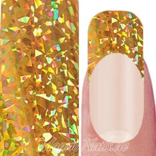 Nail Art Transfer Folie 1,5m - Nail Foil - Gold Mosaic Nagelfolie Nageldesign Folie Tranferfolie Nailart
