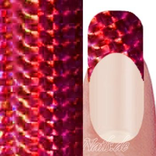 Nail Art Transfer Folie 1,5m - Nail Foil - Magic Red Nagelfolie Nageldesign Folie Tranferfolie Nailart