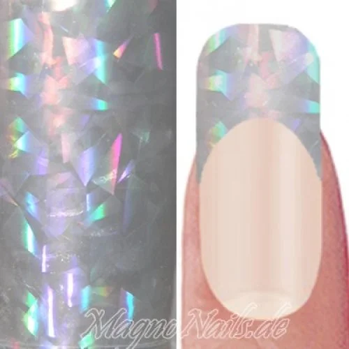 Nail Art Transfer Folie 1,5m - Nail Foil - Opal Crush Nagelfolie Nageldesign Folie Tranferfolie Nailart