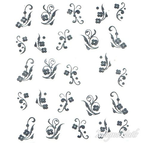 2D Nail Art One Stoke Sticker