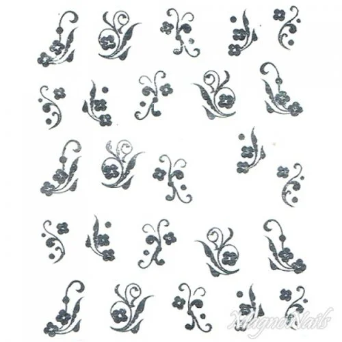 2D Nail Art One Stoke Sticker