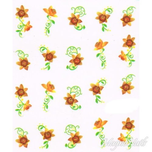 2D Nail Art One Stoke Sticker