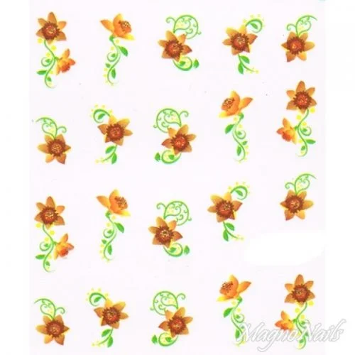 2D Nail Art One Stoke Sticker