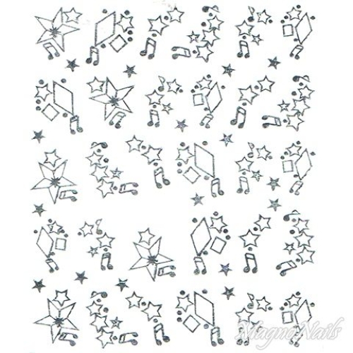 2D Nail Art One Stoke Sticker