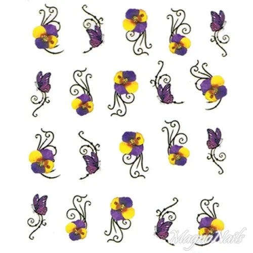 2D Nail Art One Stoke Sticker