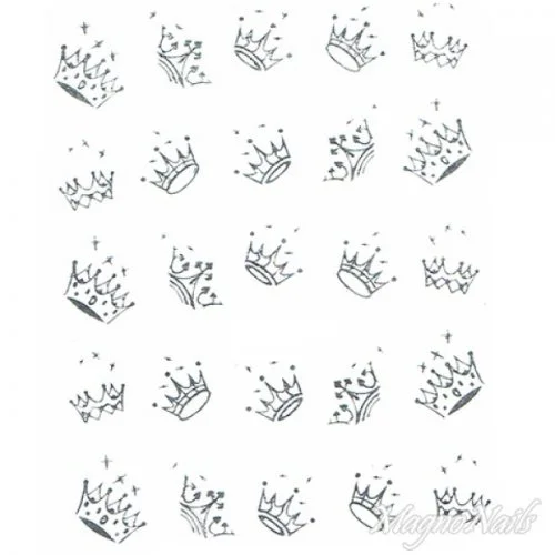 2D Nail Art One Stoke Sticker
