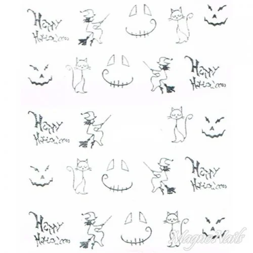 2D Nail Art One Stoke Sticker