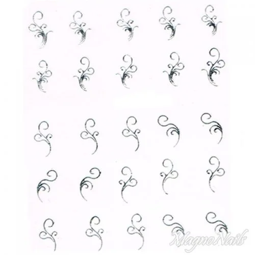 2D Nail Art One Stoke Sticker