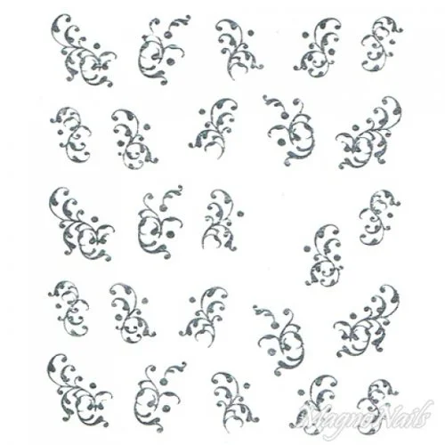 2D Nail Art One Stoke Sticker