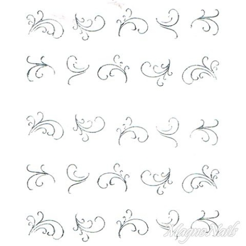 2D Nail Art One Stoke Sticker