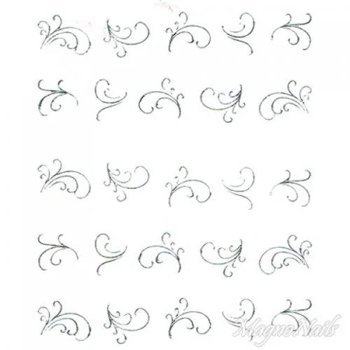 2D Nail Art One Stoke Sticker