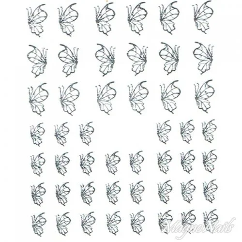 2D Nail Art One Stoke Sticker