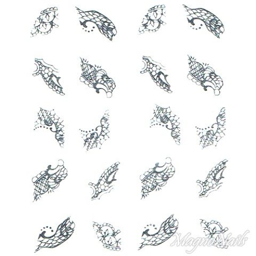 2D Nail Art One Stoke Sticker