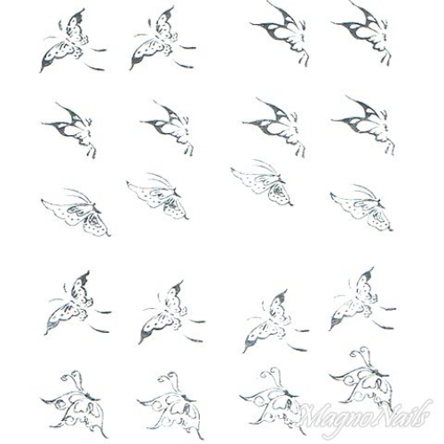 2D Nail Art One Stoke Sticker