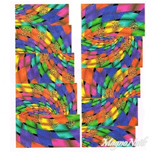 2D Nail Art One Stoke Sticker