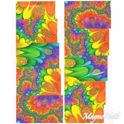 2D Nail Art One Stoke Sticker