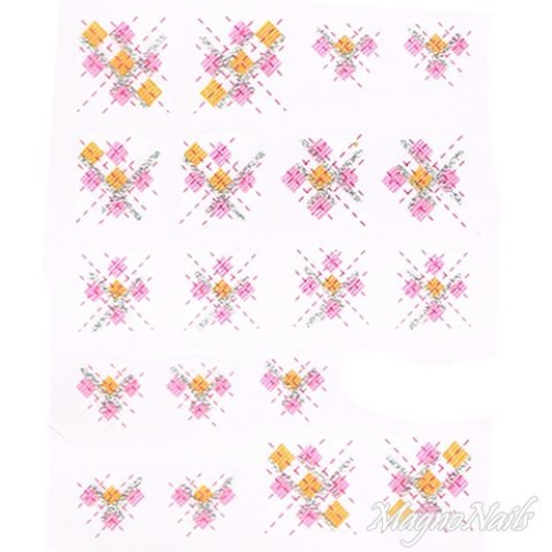 2D Nail Art One Stoke Sticker