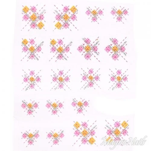 2D Nail Art One Stoke Sticker