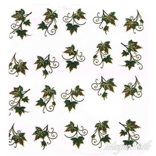 2D Nail Art One Stoke Sticker