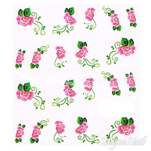 2D Nail Art One Stoke Sticker