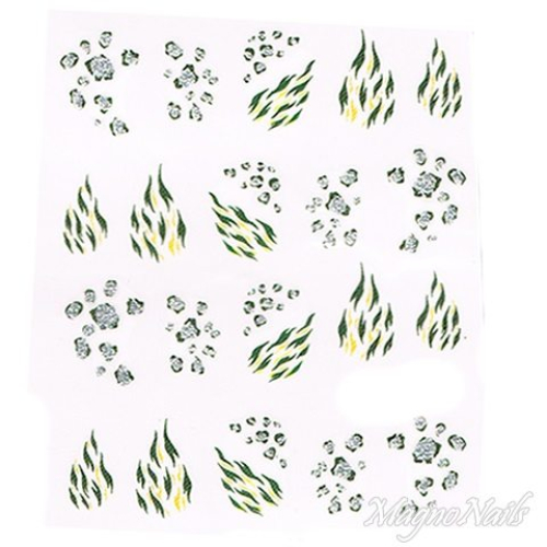 2D Nail Art One Stoke Sticker