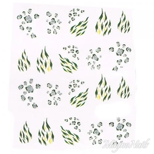 2D Nail Art One Stoke Sticker