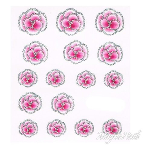 2D Nail Art One Stoke Sticker