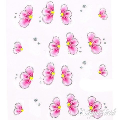 2D Nail Art One Stoke Sticker