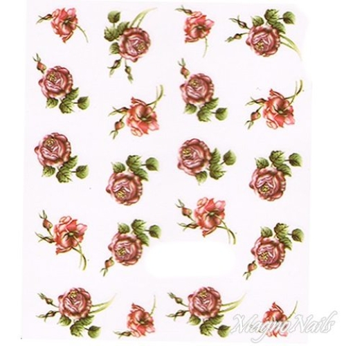 2D Nail Art One Stoke Sticker