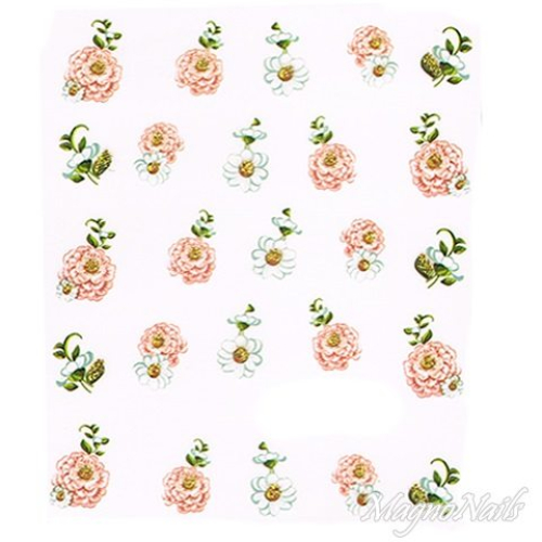 2D Nail Art One Stoke Sticker