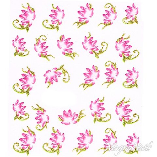 2D Nail Art One Stoke Sticker