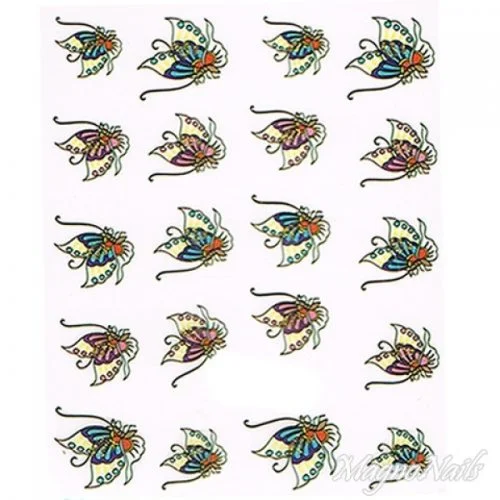 2D Nail Art One Stoke Sticker