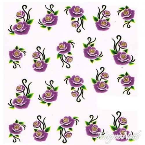 2D Nail Art One Stoke Sticker