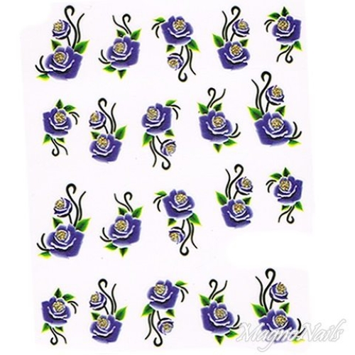 2D Nail Art One Stoke Sticker