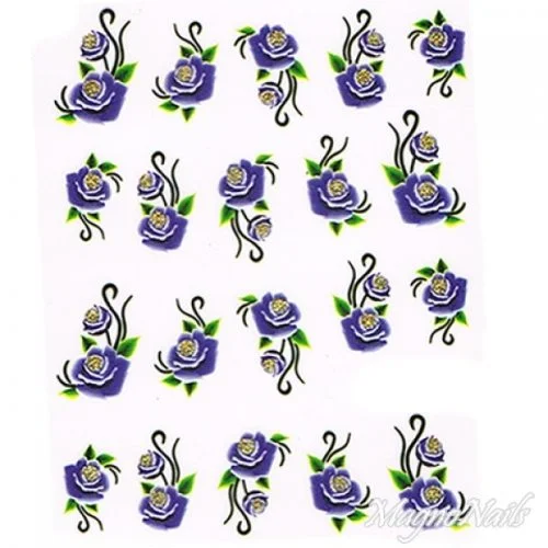 2D Nail Art One Stoke Sticker