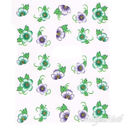 2D Nail Art One Stoke Sticker