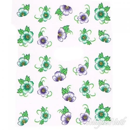 2D Nail Art One Stoke Sticker